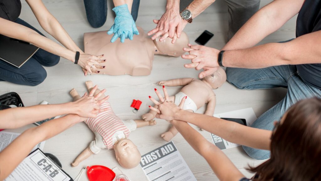 red cross cpr test