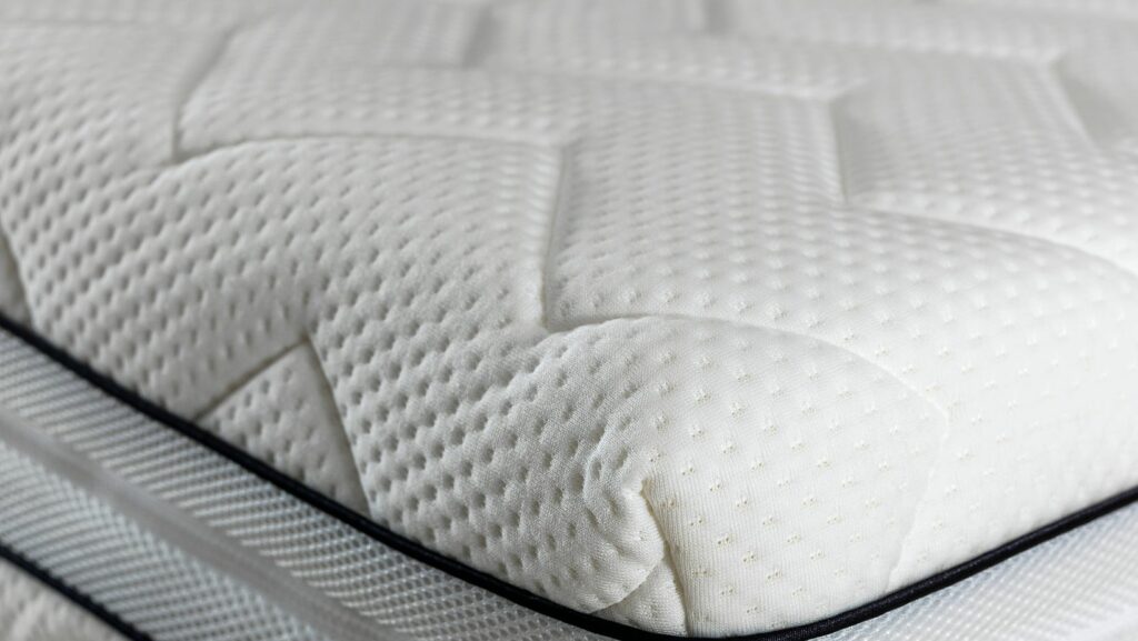 what does fiberglass look like on mattress