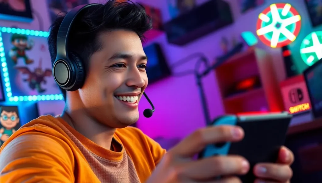 nintendo switch headset wireless