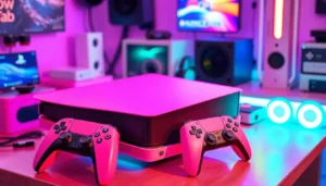 pink playstation 5