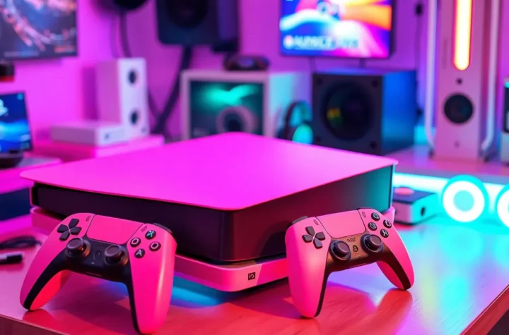 pink playstation 5