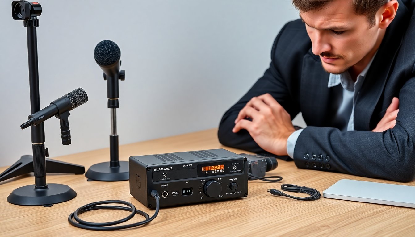 geakgadt nebulous powerbank analog microphone accessories
